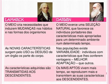 Mapa Mental Darwin E Lamarck Ologia