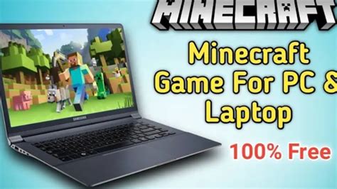 How To Download Minecraft In Pclaptop Free Youtube
