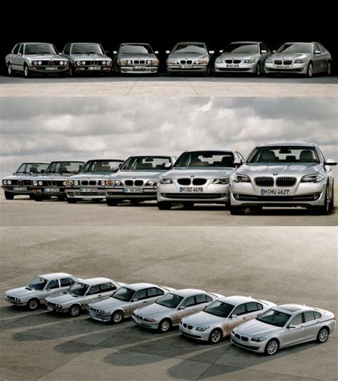 Bmw 5 Series All Six Generations Together Gcbc