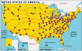 Free USA Interstate Highways Map | Interstate Highways Map of USA ...