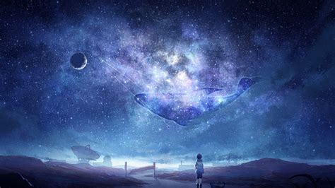 Anime dimensions allows you to travel through familiar lands from your favourite anime series, take on tough bosses in epic battles, and collect numerous characters and worlds along the way. Anime Sky, Milky Way, Stars, Anime Boy, Dog, Moon, - Galaxy Wallpaper For Laptop Anime ...