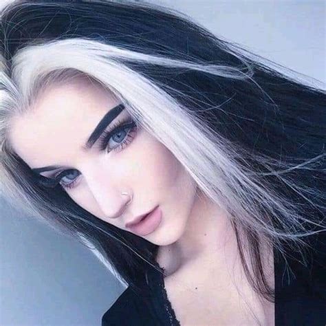 Pin By 𝒌𝒆𝒏𝒛𝒊𝒆 🧿 ﾟ On Hair Hair Color For Black Hair White Hair