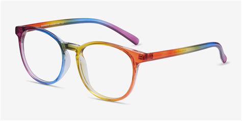 Rainbow Round Rainbow Full Rim Eyeglasses Eyebuydirect