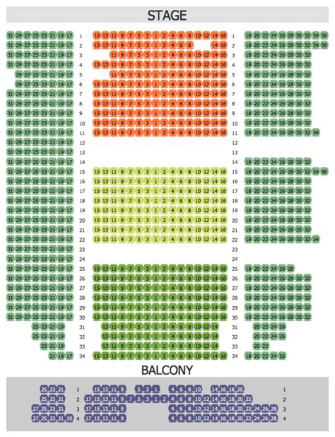 Philharmonic Hall Seating Plan Table Seating Chart Seating Chart