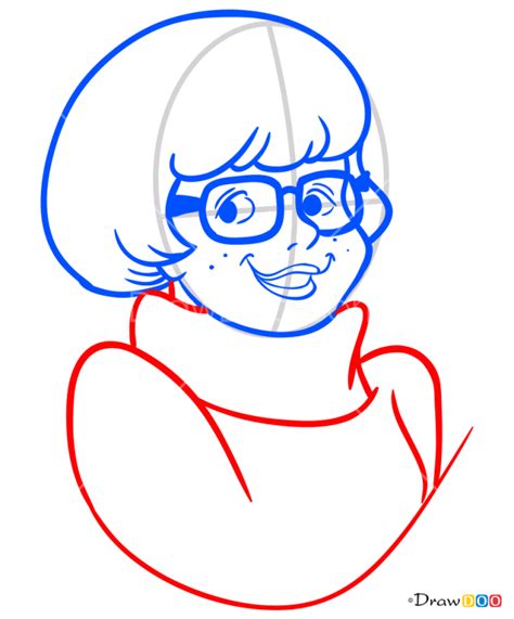 How To Draw Velma Dinkley Scooby Doo