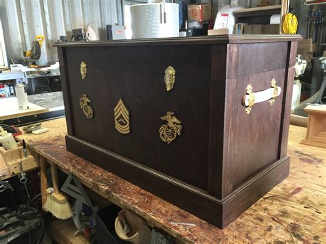 Military Shadowbox Trunk Local Pickup Only Etsy