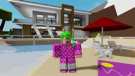 I Bought A Beach Mansion In Brookhaven Rp Roblox Youtube
