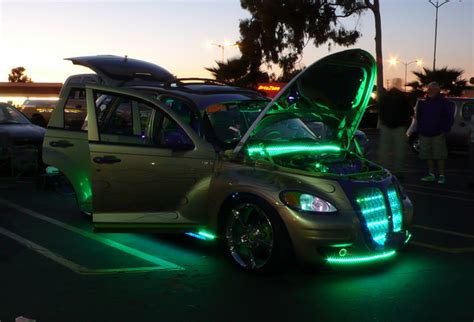 Pt Cruiser Modern Hot Rod With Neon Lights That Blinks To Flickr