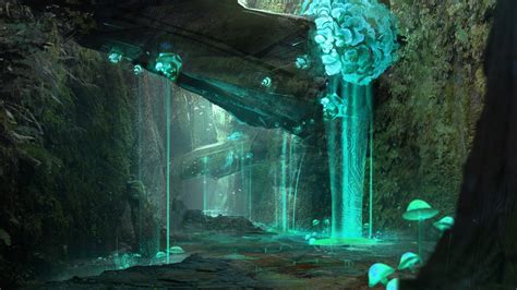 fond d écran art fantastique planète ouvrages d art sous marin vaisseau spatial la grotte