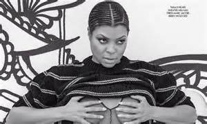 Taraji P Henson Ditches The Wigs And Poses With Her