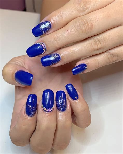 Royal Blue Nails 33 Amazing Royal Blue Nail Ideas From Instagram
