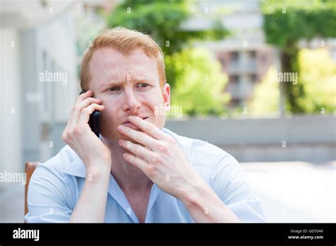 Closeup Portrait Young Man Perplexed Baffled Befuddled Bewildered