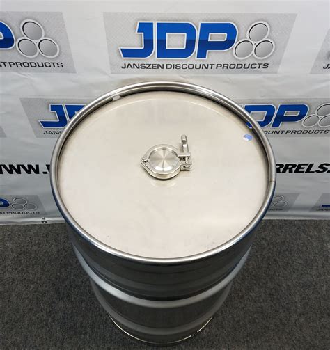 265 Gal 304 New Ss Closed Barrel W 2″ Fitting In Top 15mm Used