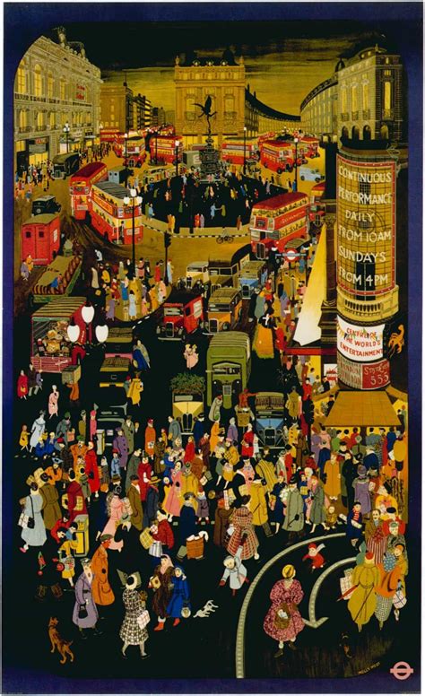 London Underground Vintage Poster Molly Moss Out And About In Winter