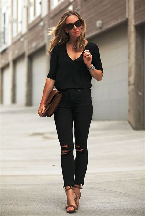 25 Black Jeans Outfit Ideas For Women To Try In 2017 Inspired Luv