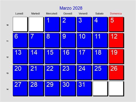 Calendario Marzo 2028 Con Festività E Fasi Lunari Quaresima