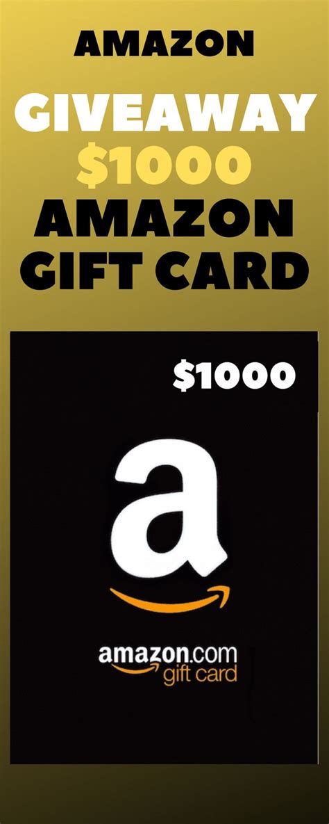 Amazon gift card generator for testing. Giveaway $1000 Amazon Gift Card | Amazon gift card free ...