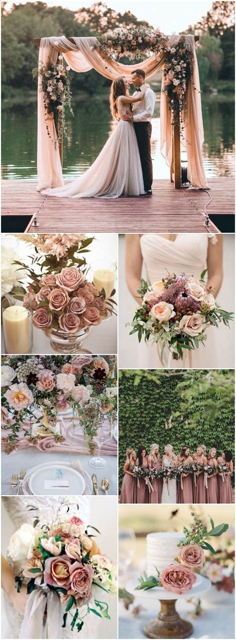 Beautiful Dusty Rose Wedding Ideas That Will Take Your Breath Away Weddingthemes Temas De