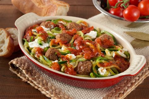 The meal can be delivered or. Baked Zucchini Spirals and Meatballs Parmesan - Green Giant