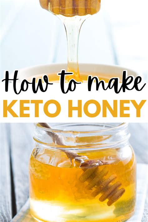 How To Make Keto Honey Low Calorie Quick Easy Keto Millenial