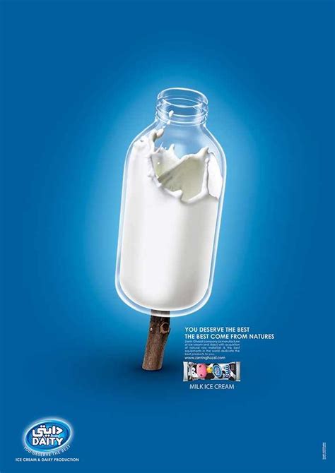 Milk Ice Cream Ad Milk Advertising Creative Advertising Campaign