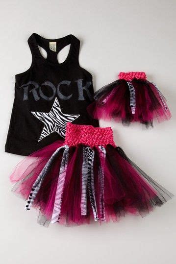 Too Cute Rock Star Outfit Doll Tutu Baby Girl Fashion