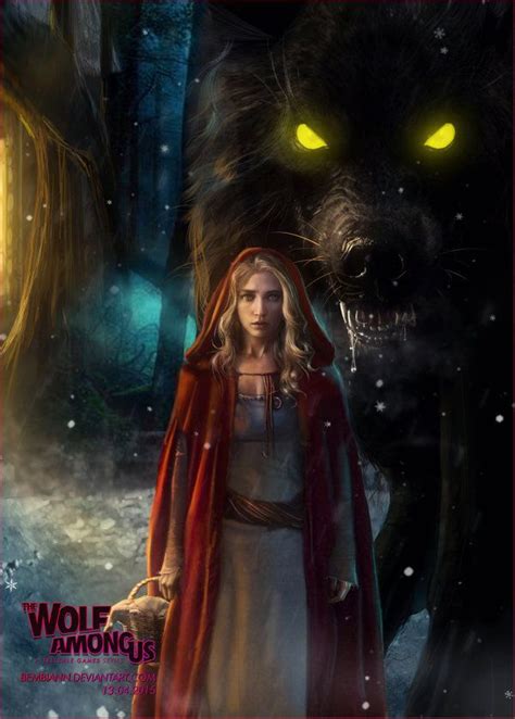 it`s about time you showed up red riding hood wolf red riding hood art the wolf among us