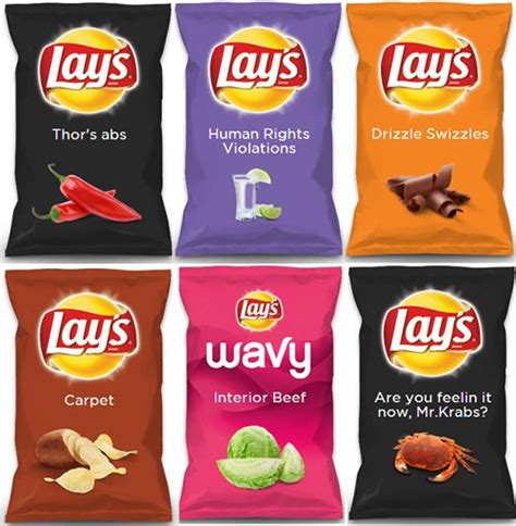Ridiculous Lays Potato Chip Flavors