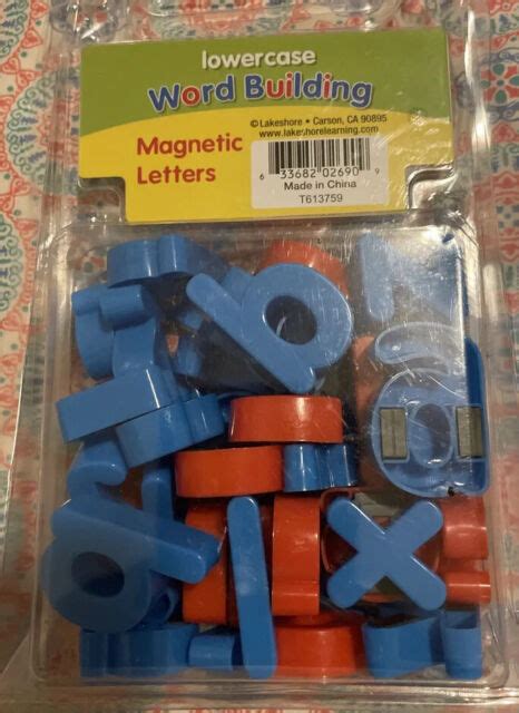 Lakeshore Uppercase Word Building Magnetic Letters 48pc For Sale Online