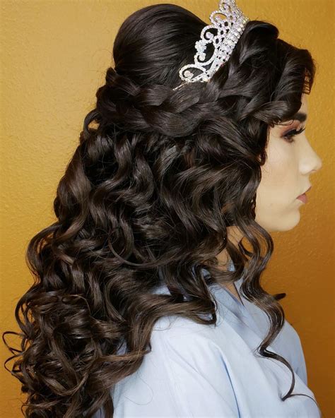 Homecominghairstyles In Braids For Long Hair Quinceanera Hot Sex Picture