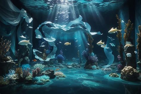 Premium Ai Image Beneath The Waves Aquatic Fantasy