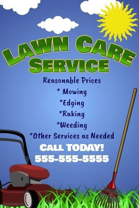 Customize 270 Lawn Service Flyer Templates Postermywall 1000 In