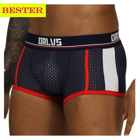 Buy Bf Mesh Boxershorts Men Comforable Panties Set Gay Sexy Underwear