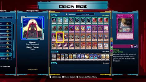 Mar 24, 2020 · about this game it's time to duel! Yu-Gi-Oh! Legacy of the duelist: Deck profile - Train - YouTube