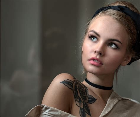 Wallpaper ID 1290484 Woman Russian Models Face Girl 1080P