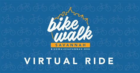 Virtual Bike Ride February Bike Walk Savannah