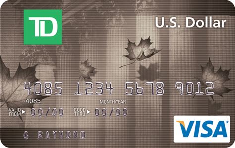 We did not find results for: TD U.S. Dollar Visa Card