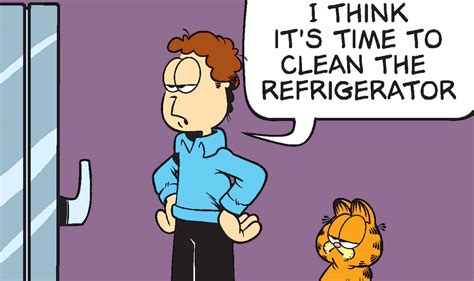14 Garfield Comics Reminding You To Clean Out Your Refrigerator Gocomics