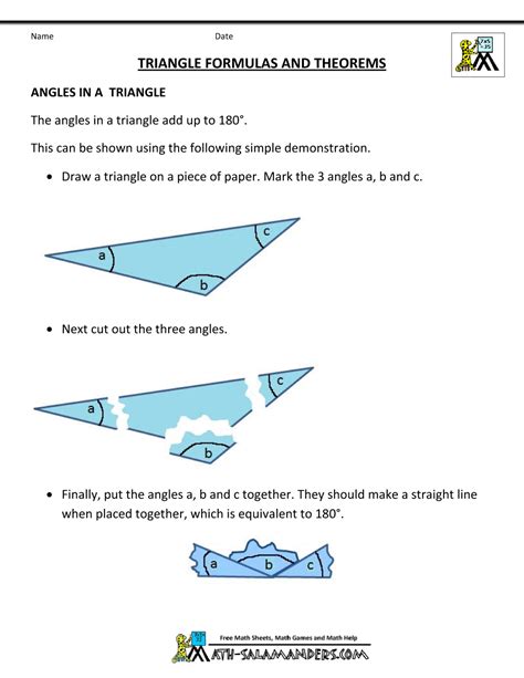 Geometry Formulas Triangles Blog Math 123