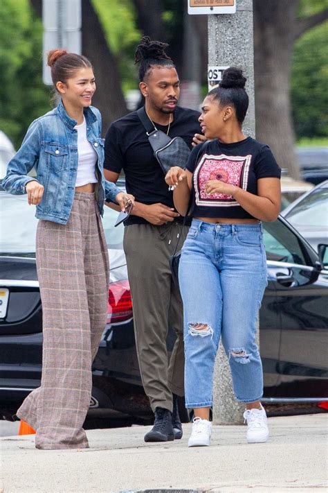 Zendaya's eldest sibling is kaylee. zendaya grabs lunch with her brother austin at the ...