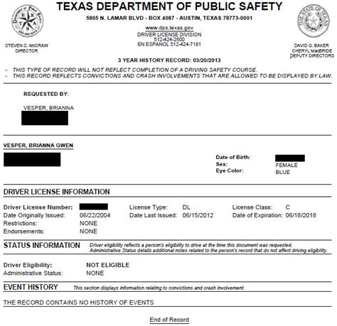 All Images Texas Department Of Public Safety Driver License