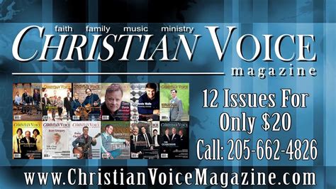 Christian Voice Magazine Commercial 2016 Youtube