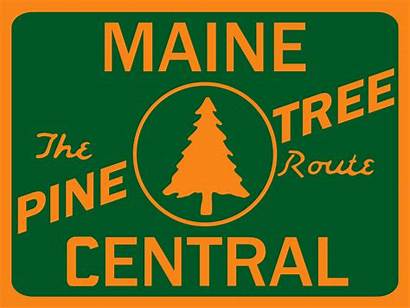 Maine Railroad Central Map Mec Author