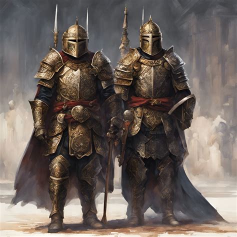 The Twins Spears Knights Of The Kings Hundred Swords Ai Generated