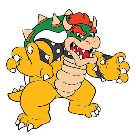 This is a list of the supplies we used, but feel free to use whatever you have in your home or classroom. How to Draw Bowser from Super Mario Bros - Really Easy ...