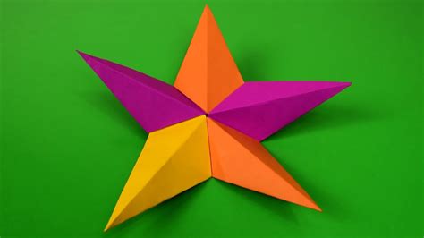 5 Point Star Origami Youtube