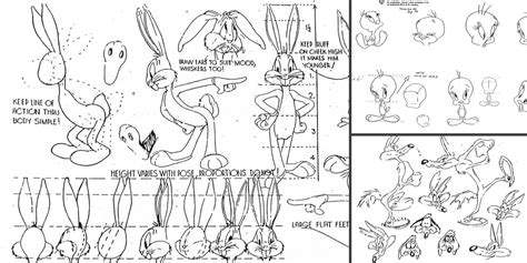 Enjoy A Collection Of 50 Original Model Sheets From The Classics