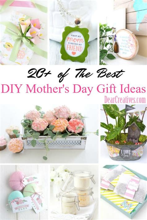 Here's my mother's day inspiration! DIY Mother's Day Gifts | 20+ of The Best Gift Ideas for Mom