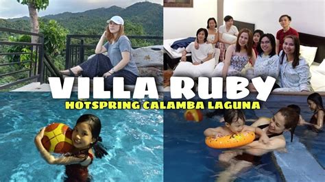 Villa Ruby Private Resort Hotspring Pansol Calamba Laguna Travel