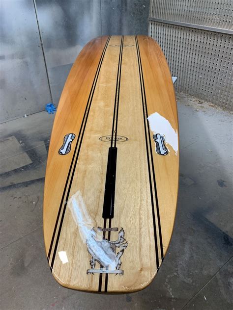 Glassing The Timber Surfboards — Bywater Design Furniture Restoration